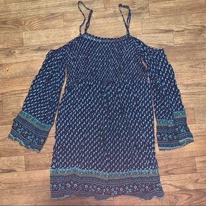 Sadie Robertson | Wild Blue Patterned Blouse